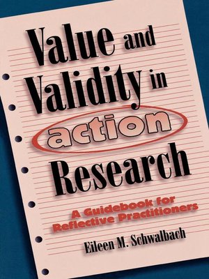 cover image of Value and Validity in Action Research